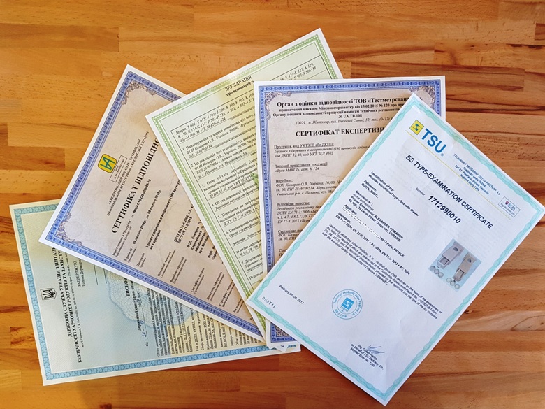 Certification quality Komarovtoys