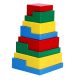 Дерев'яна розвиваюча іграшка Пірамідка головоломка 8ел. А332 Komarovtoys