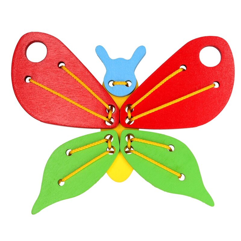 Розвиваюча іграшка К113. Шнуровка Метелик Komarovtoys