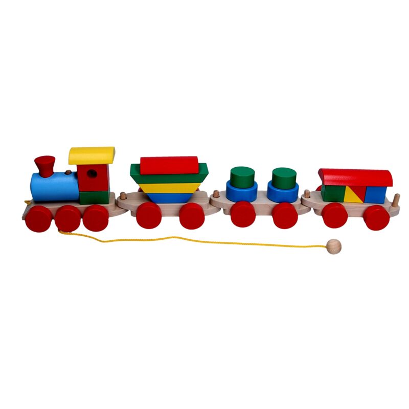 Розвиваюча іграшка Паровоз 3 вагони. Р202 Komarovtoys