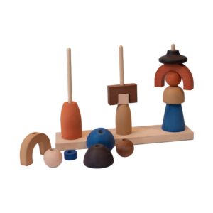 Friends stacker/ Wooden toys/ Ukraine