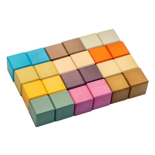 10124. Кубики кольорові. linden toys