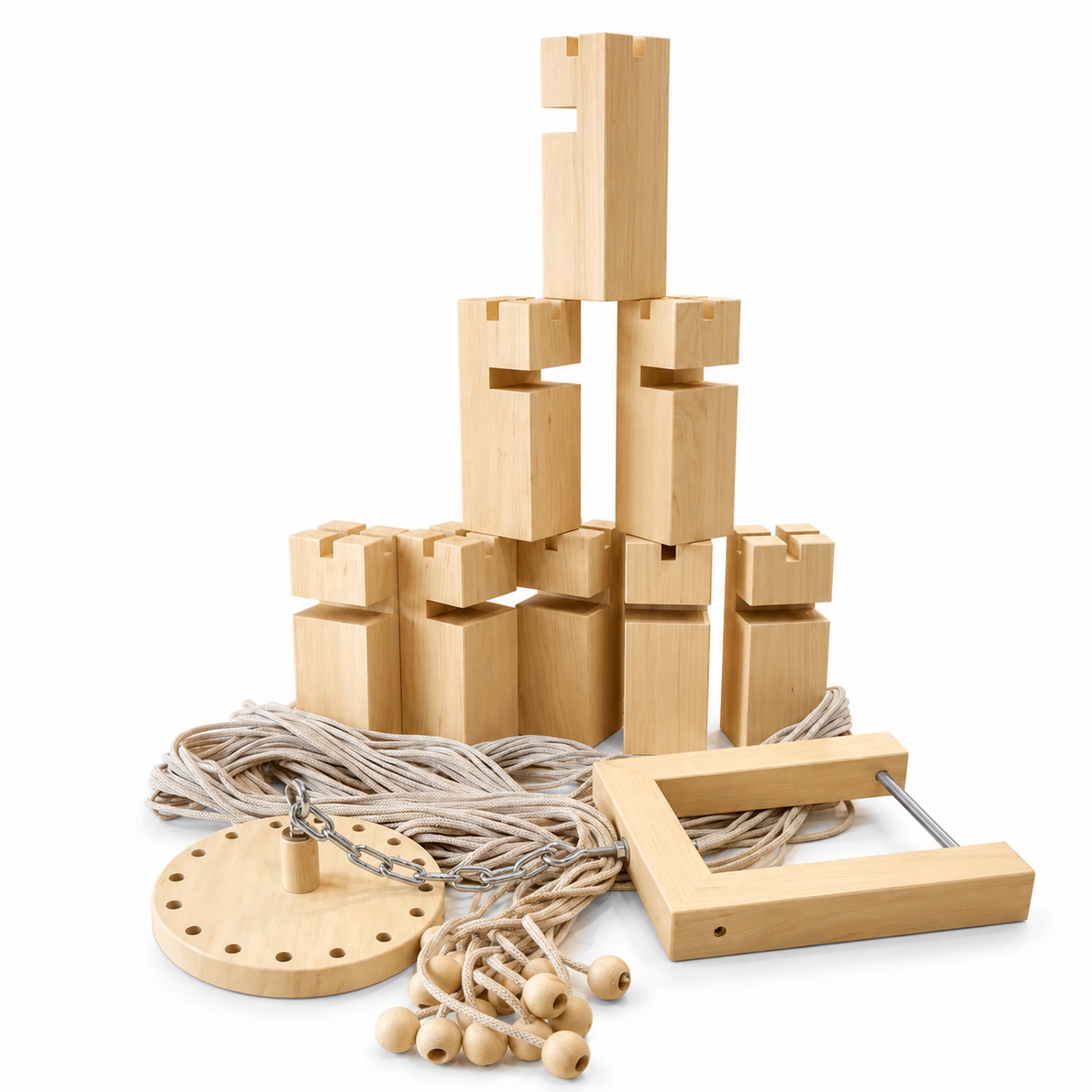 Гра Фребла Елзі WHITE 2 - WEB Froebel Tower Stacking Game